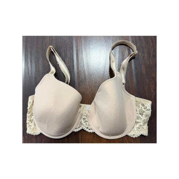 Wacoal Underwire Beige Bra Size 34 D - Picture 1 of 5